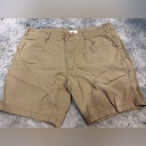 Mutual Weave Tan Shorts Size 36
